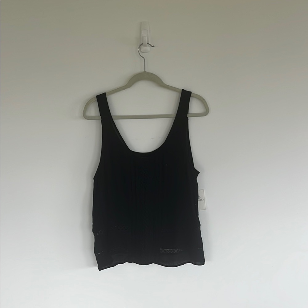 VOLCOM Black Summer Boho Tank Top